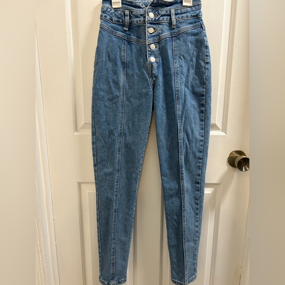Forever 21 High Rise Blue Jeans